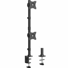 VIVO Dual Computer Monitor Desk Mount Stand, Vertical Array, 2 Screens up to 34"