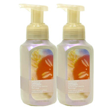 2 BATH BODY WORKS VANILLA COCONUT GENTLE CLEAN FOAMING HAND SOAP 259 mL NEW