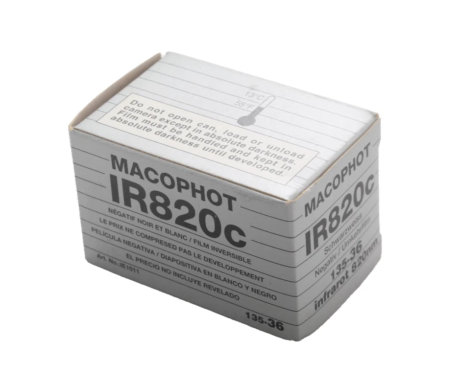 Película infrarroja Macophet IR820c 135-36 Foto 2 de 3