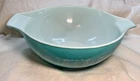 Vintage PYREX Butterprint Amish #444 Bowl 4 quart Turquoise Preowned Check Pic
