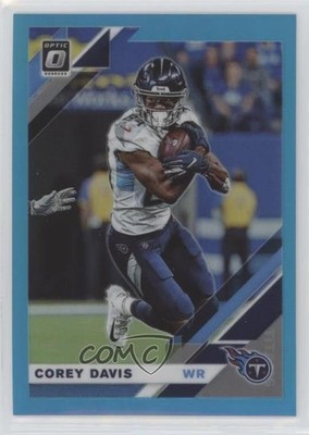 2019 Panini Donruss Optic Aqua Prizm 10/299 Corey Davis #96 4fv