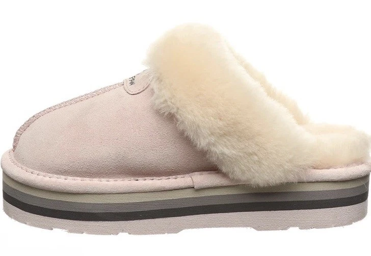 Bearpaw Retro Loki Rosa Pálido Mujer 5 Zapatilla Nueva Con Etiquetas Foto 2 de 4