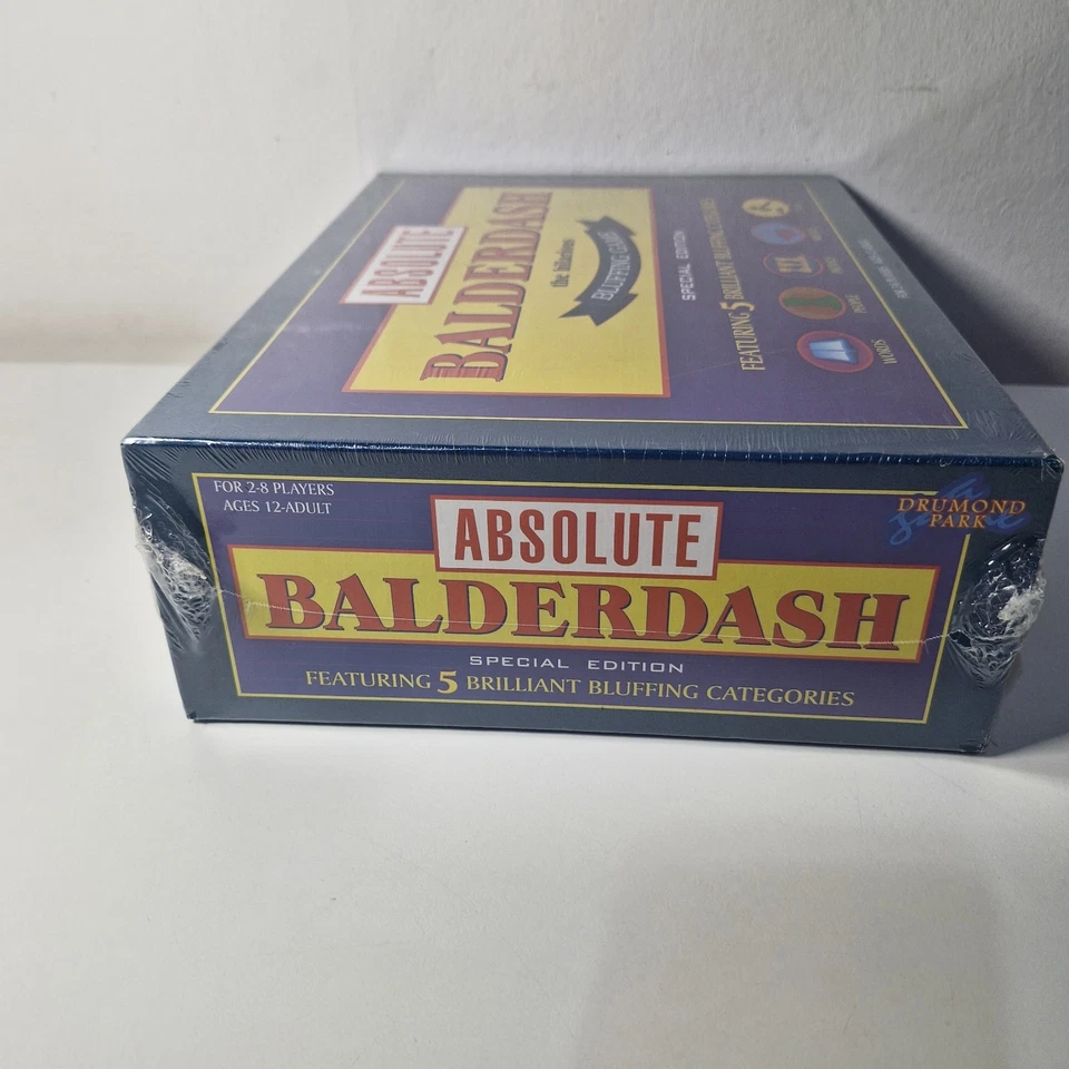 ABSOLUTE BALDERDASH Board Game 1999 Special Edition. NEW & SEALED Drumond Park - Image 4 of 4