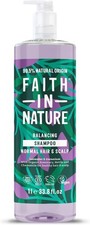 Faith In Nature 1L Natural Lavender & Geranium Shampoo, Balancing for Normal 13.89 per litre