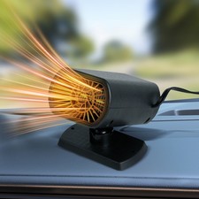 12 VOLT CAR HEATER WINTER FAST HEATING FAN WARMER WINDSHIELD DEFOGGER DEFROSTER