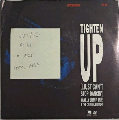 Wally Jump Lighten Up I Just Can t Stop Dancin  Vinyl Record VG+/VG USA 621 1987
