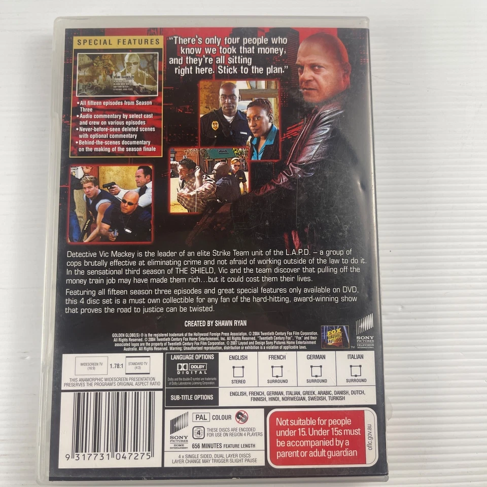 The Shield - Season 3 Complete DVD Box Set (Region 4) - image 2 of 4