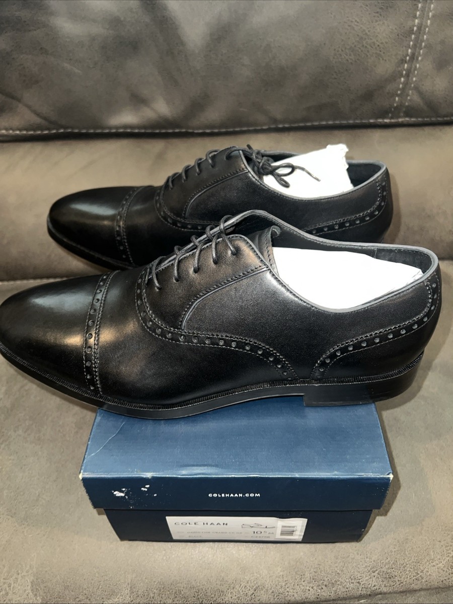 Cole Haan Hamilton Grand Cap Toe Oxford (C23756) Men’s Size 10 Black Amazon.com | Cole Haan Men main image 4