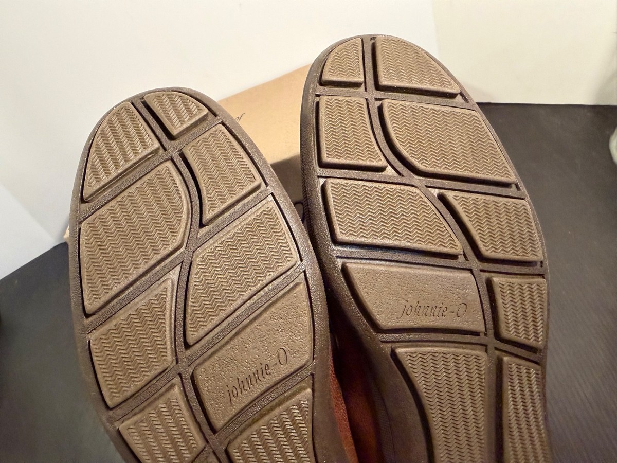 Johnnie-O Moxy Leather Penny Loafers Shoes Bourbon Brown  display picture 1
