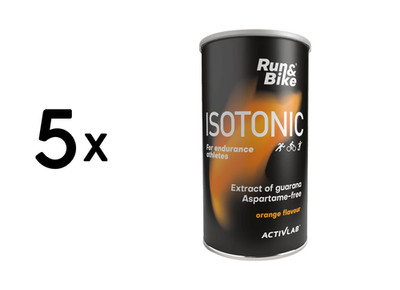 5 x Activlab Run and Bike Isotonic (475g) Orange (18,52 EUR/kg)