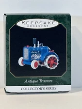 1999 Hallmark Keepsake Ornament Miniature Antique Tractors #3