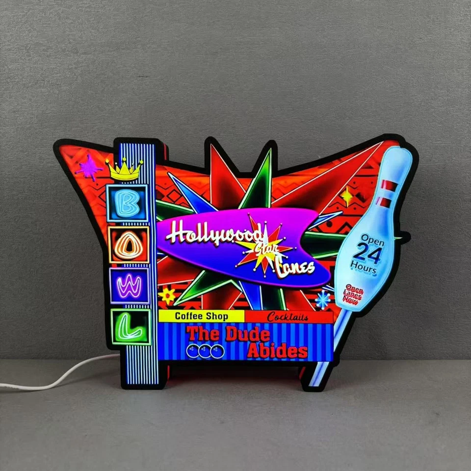 The Big Lebowski Topper Led Lightbox for The Dutch Pinball Pinball Machine - Image 3 of 4