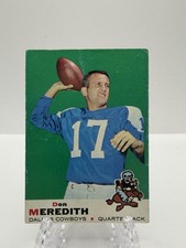Topps 1960 Topps Don Meredith Rookie #75 Dallas Cowboys NFL Football Card. rookie card picture
