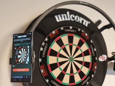 für Winmau Plasma Target Corona Handyhalterung Dart Smartphone Halter 3D