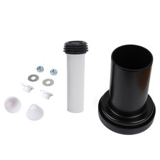 Boulons et tuyaux de fixation pour cuvette de toilette suspendus au mur en chrom
