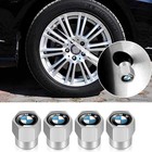 5 PCS Car Wheels Tire Air Valve Caps for BMW Roundel Stem Dust Cover Logo Sport