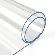 2.0mm Clear Desk Cover Protector, 14 24 Inch Clear Table Protector, Rectangul...