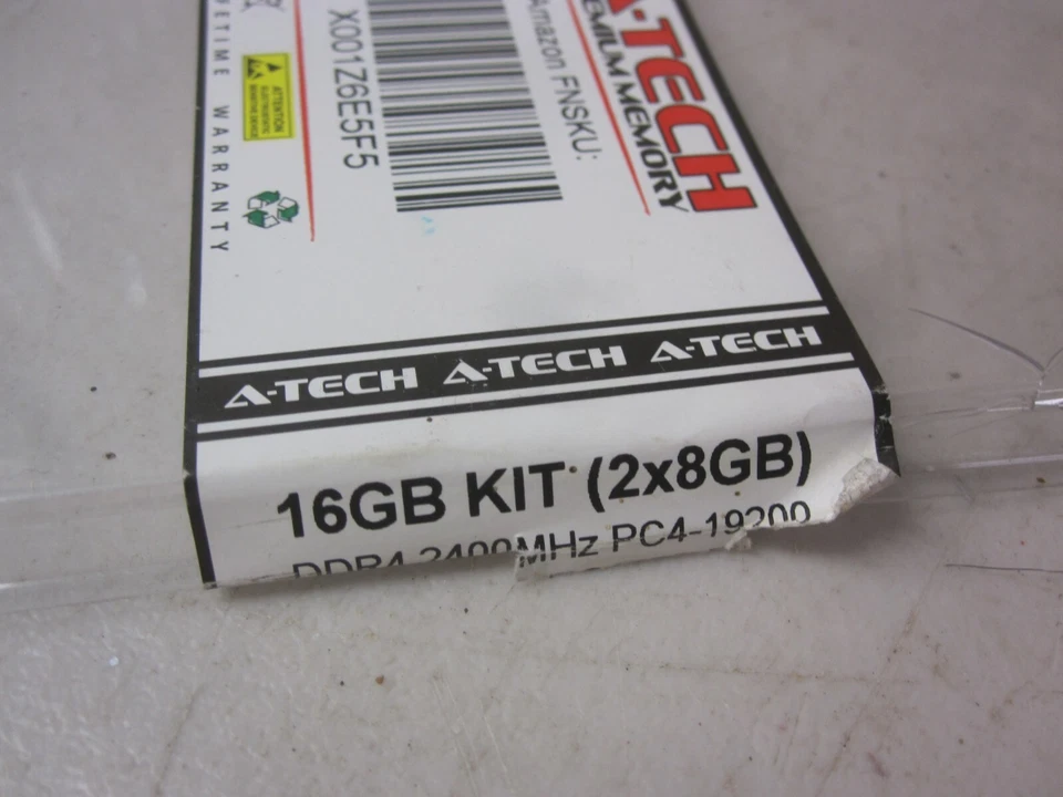 A-Tech DDR4 PC4-19200 DIMM 2400MHz Desktop Memory 16GB Kit - Image 2 of 4