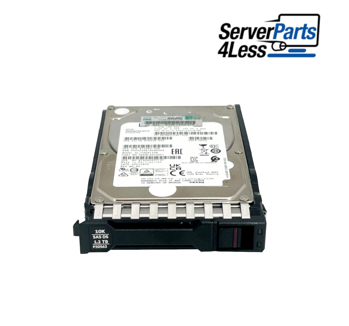 P30563-001 | P28586-B21 HPE 1.2TB SAS 12G MC 10K SFF BC HDD NEW  