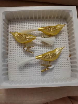 Nurnberger Festschmuck Eckart Handblown Glass Birds