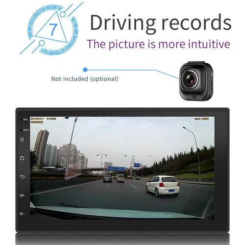 Android 11 7inch 2DIN Car Stereo Radio MP5 Player WIFI GPS Navi Mirror Link BT - Picture 9 of 12