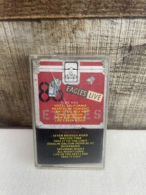 Eagles Live by Eagles Cassette Oct-1989 Asylum Records Elektra BC-5705