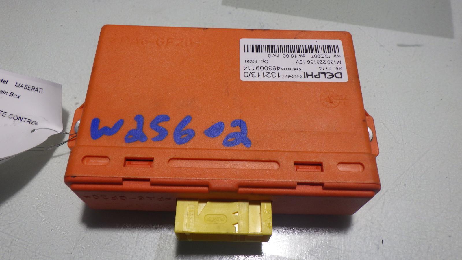 2007 MASERATI CLIMATE CONTROL MODULE 463009114