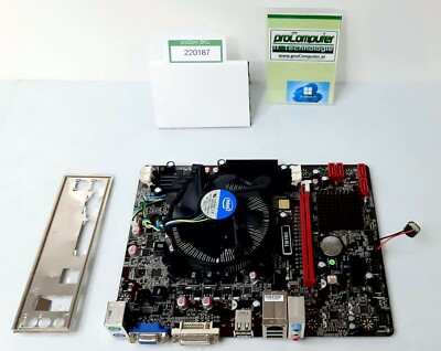 Mainboard / Jetway TI61M5 / Intel i5 CPU / 3,3 GHz / inkl. Lüfter / ohne RAM