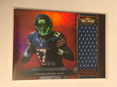 Alshon Jeffery Chicago Bears 2012 Topps Triple Threads Jumbo Relics #2 #26/99