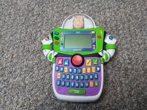 Disney Pixar Vtech Buzz Lightyear Toy Story Handheld Electronic Learn & Go Game