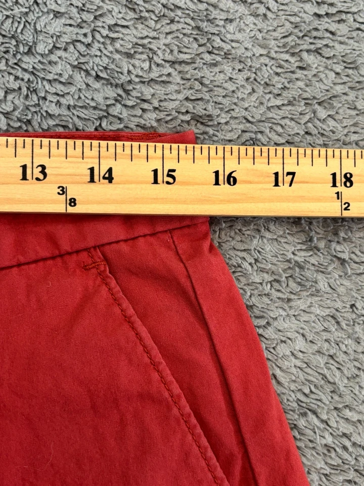 Шорты мужские Gap For Good 31 Chino красные уличная одежда плоские спереди опрятные повседневные для гольфа - Изображение 4 из 4