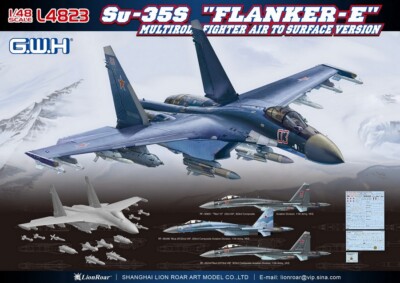 Great Wall Hobby 1/48 Sukhoi Su-35S ''Flanker E'' Multirole Fighter Air to Surface