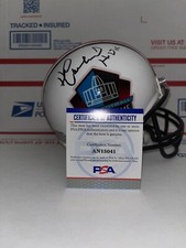 HAROLD CARMICHAEL SIGNED HALL OF FAME  MINI HELMET PSA  AN15041 HOFER