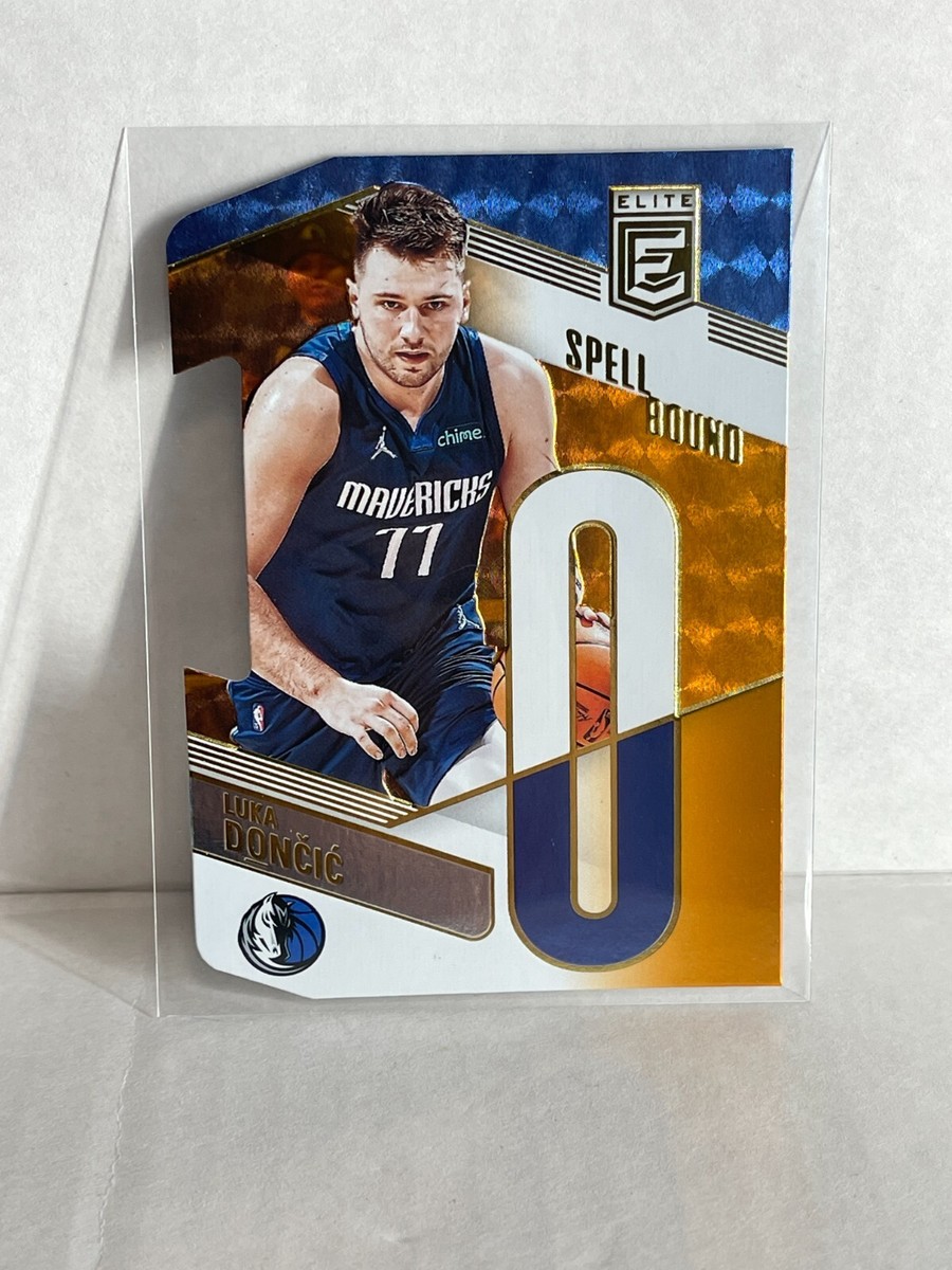 2022-23 Panini Donruss Elite Orange Die-Cut Spell Bound LUKA