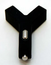 Tylt Y-Charge 2.1 Dual USB-2.0 DC Car Charger BLACK Phone iPhone XS/XR/X/8+/7+/6