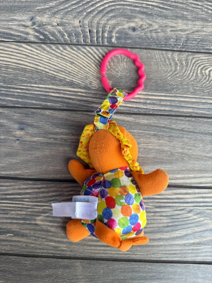 Плюшевый лев детская игрушка с цветной горошек дизайн и розовый зубочистка кольцо - Изображение 4 из 4