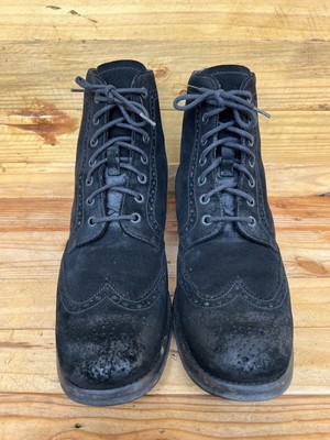 Prada Black Leather Wingtip Boots Men’s size 10 Buy Prada Men main image 3