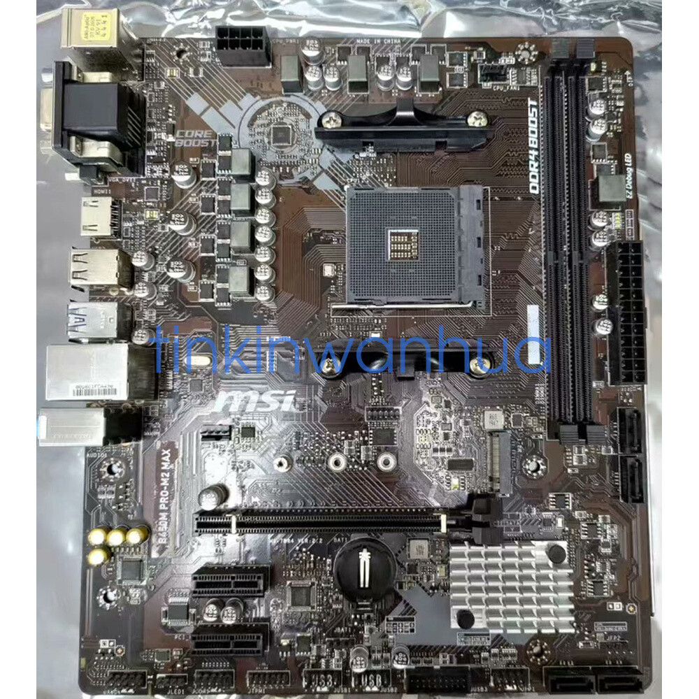 For MSI B450M PRO-M2 MAX Motherboard Socket AM4 DDR4 VGA+M-ATX | eBay