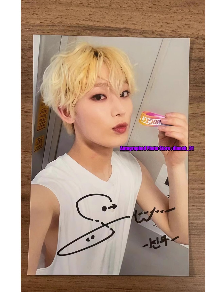 ENHYPEN SUNOO AUTOGRAPHED SIGNED PHOTO 4*6 K-POP MEMORABILIA