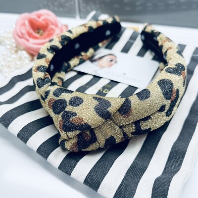 LELE SADOUGHI LEOPARD KNOTTED HEADBAND | eBay display picture 2