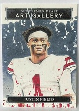 2021 Sage Premier Draft Art Gallery Justin Fields #AG-27 OHIO STATE BUCKEYES