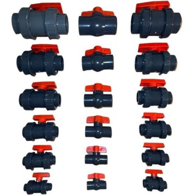 Osaga PVC Kugelhähne verschiedene Größen Teichbau Poolbau Absperrhahn Koiteich