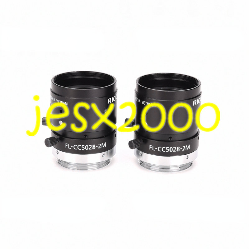 1PC USED RICOH FL-CC5028-2M Prime focus Industrial Lens 50mm 1:2.8