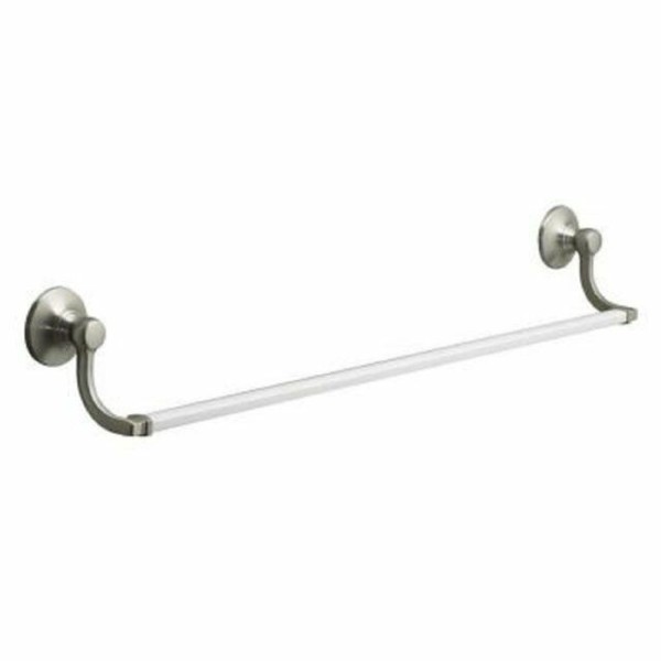 Kohler 24 Inch Bancroft Brushed Nickel Towel Rack Bars Hardware Holder