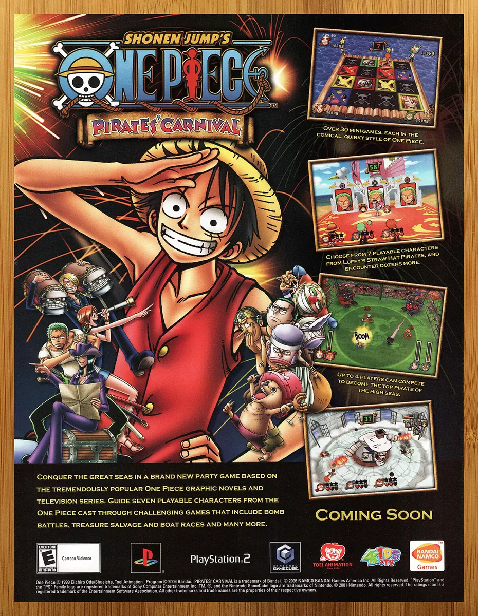 One Piece Pirates Carnival (New) from Bandai - Game Cube