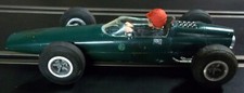 COX VINTAGE 1/24 1/25 BRM F-1 GREEN SLOT CAR RUNNING CHASSIS REVELL KB AMT
