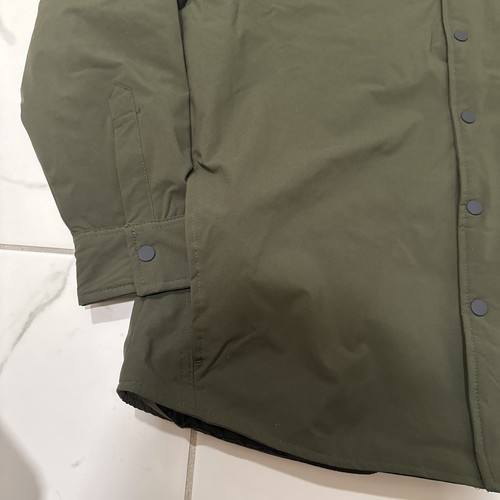 Chaqueta Abrigo Rompevientos Tahari Para Hombre Talla Grande Oliva Frontal a Presión Nueva con Etiquetas - Imagen 2 de 9
