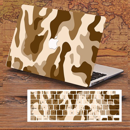 Camouflage Case Shell/Keyboard Cover For Macbook M3 Air 13 15 Pro 16 14 in 2024 - Picture 12 of 17