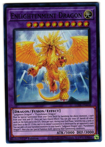 Enlightenment Dragon - Super Rare LEDE-JP038 Legacy of Destruction