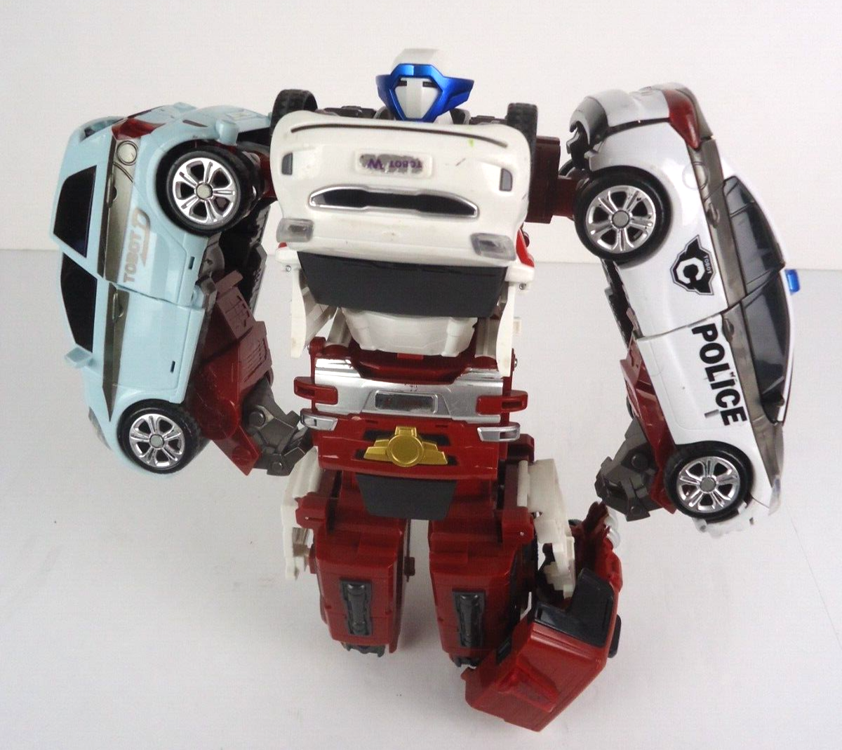 Tobot Quatran D Combiner Truck Police Car Kia Transforming Robot